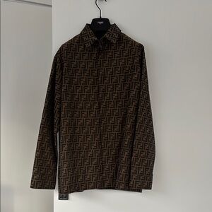Fendi Brown Men's Shirt